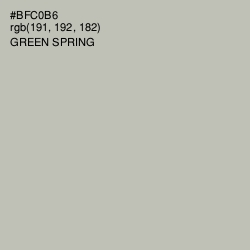 #BFC0B6 - Green Spring Color Image
